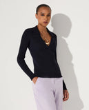 LAFORT - Blusa Manga Longa Debora Azul Profundo