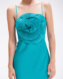 PATBO - Vestido Longo Verde Escuro