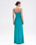 PATBO - Vestido Longo Verde Escuro