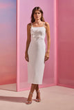 PATBO - Vestido Midi OFF White