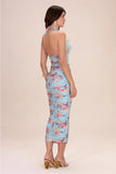 PATBO - Vestido Midi Eterea Azul - Verão 27
