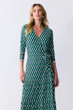 ONE UP - Vestido Midi Agatha Verde