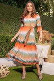 ONE UP - Vestido Castello Coral