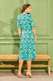 ONE UP - Vestido Denise Verde - Verão 27
