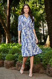 ONE UP - Vestido Helene Helene Azul
