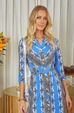 ONE UP - Vestido Hong Kong Azul
