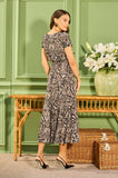 ONE UP - Vestido Laila Estampado - Verão 27
