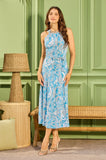ONE UP - Vestido Leandra C/ Argolas Estampado- Verão 27