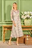 ONE UP - Vestido Leonor Estampado - Verão 27