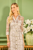 ONE UP - Vestido Leonor Estampado - Verão 27