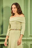 ONE UP - Vestido Paris Pistache - Verão 27