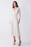 ONE UP - Vestido Renda OFF/ Gold OFF