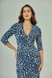 ONE UP - Vestido Valirie Marinho - Verão 27