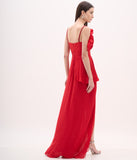 ARTE SACRA - Vestido Longo C/ Alça Vermelho