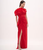 ARTE SACRA - Vestido Longo C/ Alça Vermelho