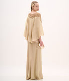 ARTE SACRA - Vestido Longo Sisal Dourado