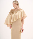 ARTE SACRA - Vestido Longo Sisal Dourado