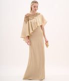 ARTE SACRA - Vestido Longo Sisal Dourado