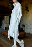 ANSELMI - Blusa Detalhe Recortes Frente Off White