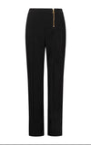 ALPHORRIA - Calça Reta C/ Ziper Preto - Verão 27
