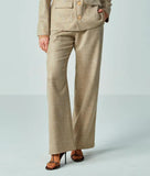 OLIVIA'S - Calça Pantalona Monica Jakarta Camel