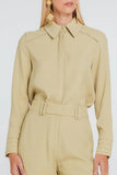 CHARTH - Camisa Delfina Sepia Verde