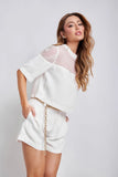 OLIVIA'S - Blusa Cropped Iris OFF White