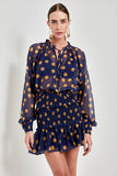 AVE RARA - Vestido com Top Dolce Poa F Marino