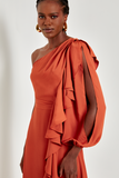 AVE RARA - Vestido Longo Stella Rust