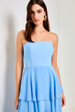 AVE RARA - Vestido Longo Carolina Azul
