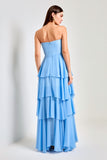 AVE RARA - Vestido Longo Carolina Azul