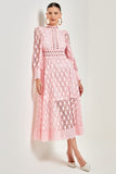 AVE RARA - Vestido Lovely Lace Rosa