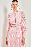AVE RARA - Vestido Lovely Lace Rosa