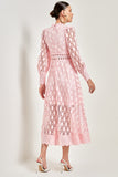 AVE RARA - Vestido Lovely Lace Rosa