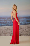 AGILITÀ - Vestido Longo Laís Al Mare Red