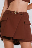 CHARTH - Short Saia Matilda Hera Marrom