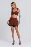 CHARTH - Short Saia Matilda Hera Marrom