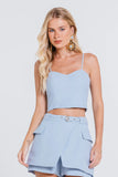 CHARTH - Short Saia Matilda Azul