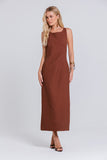 CHARTH - Vestido Alexia Hera Marrom