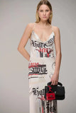 CAOS - Vestido Frente Unica Degage Passion Estampadoa