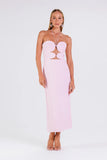 CHARTH - Vestido Nadir Blush Rosa Claro