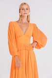 CHARTH - Vestido Sylpri Sunset Laranja