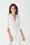 Camisa Jersey em Off-White por Agilità - Ana Vargas