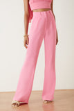 AGILITÀ - Calça Reta Rosa Pantalona