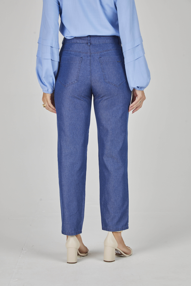 SCALON - Calça Jeans Ampla Destroyer