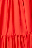 AGILITÀ - Vestido Longo Alcinha Corrente Vermelho Ibiza - Verão 23