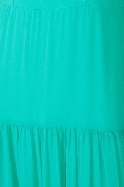AGILITÀ - Vestido Longo Detalhe Alça Verde - Verão 23