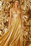 FABULOUS AGILITÀ - Vestido Longo Joy Dourado - Verão 23