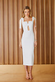 FABULOUS AGILITÀ - Vestido Midi Tyra Off White