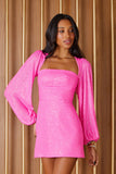 AGILITÀ - Vestido Curto Anne Pink